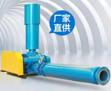 What is the function of a sewage treatment blower and what t