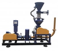 How is the combination of powder pneumatic conveying pump an